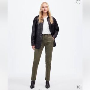 Madewell The Slim Straight Utility Pant in Garment Dye size 28